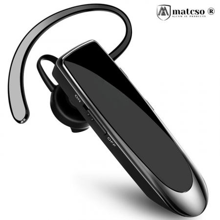 Produse - Casca Bluetooth, matcso®, LC-B41, Single Ear Bluetooth 5.0 Headset, Business, Office, Driving, Eliminare zgomot, Autonomie 24 ore, Standby 60 zile, Suport Multi-point 2 dispozitive, Sunet HD, Negru