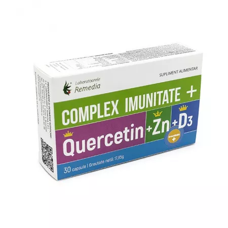 COMPLEX IMUNITATE+QUERCETIN+ZN+D3 30CPS – REMEDIA [1]