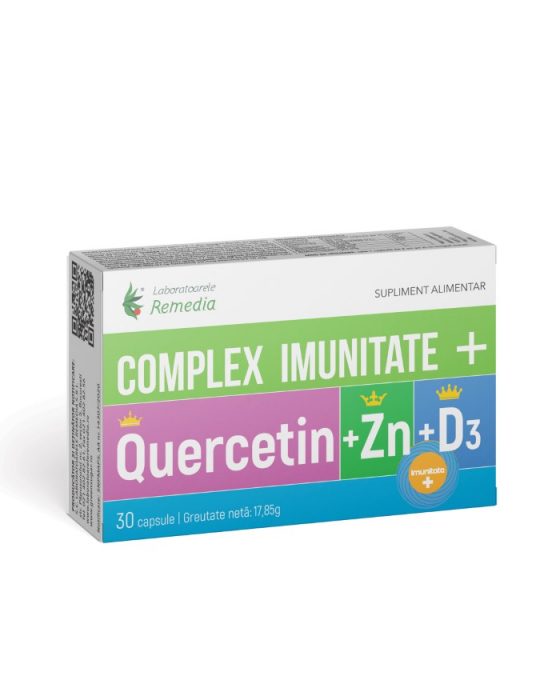 COMPLEX IMUNITATE+QUERCETIN+ZN+D3 30CPS – REMEDIA [1]