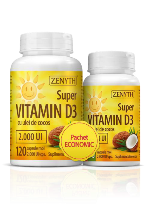 PACHET 1+1 Super Vitamina D3 2000 Ui [1]