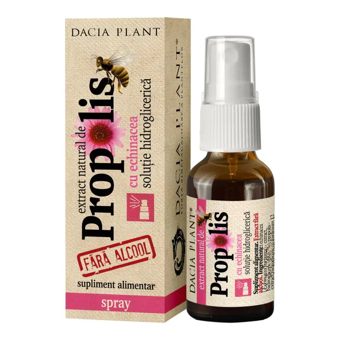 PROPOLIS+ECHINACEA FARA ALCOOL SPRAY 20ML – DACIA PLANT [1]
