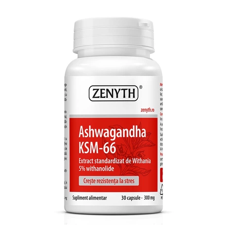 Sistem Nervos / Concentrare - ASHWAGANDHA KSM-66 30 CPS