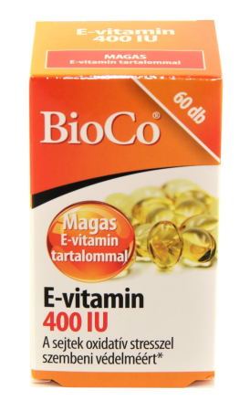 Vitamine și Minerale - BioCo Vitamina E 400UI x 60 capsule