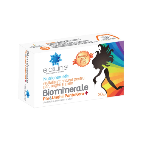 Păr, piele și unghii - BIOMINERALE PAR&UNGHII PANTOKERA+ 30CPR
