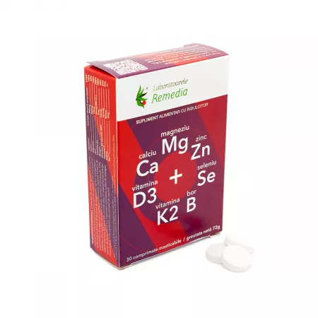 Articulații și Oase - CA+MG+ZN+VITAMINA D3  30DZ
