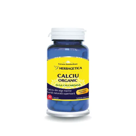 Suplimente Alimentare - CALCIU ORGANIC  30CPS