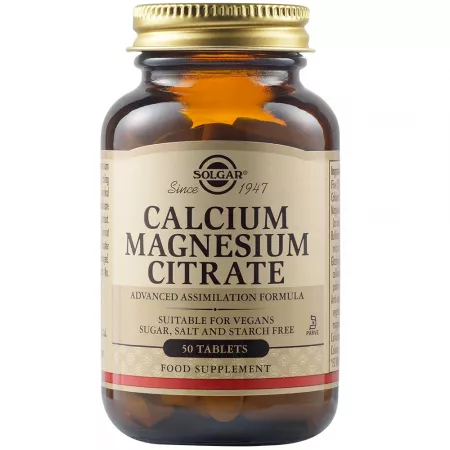 Suplimente Alimentare - CALCIUM MAGNESIUM CITRATE 50CPS