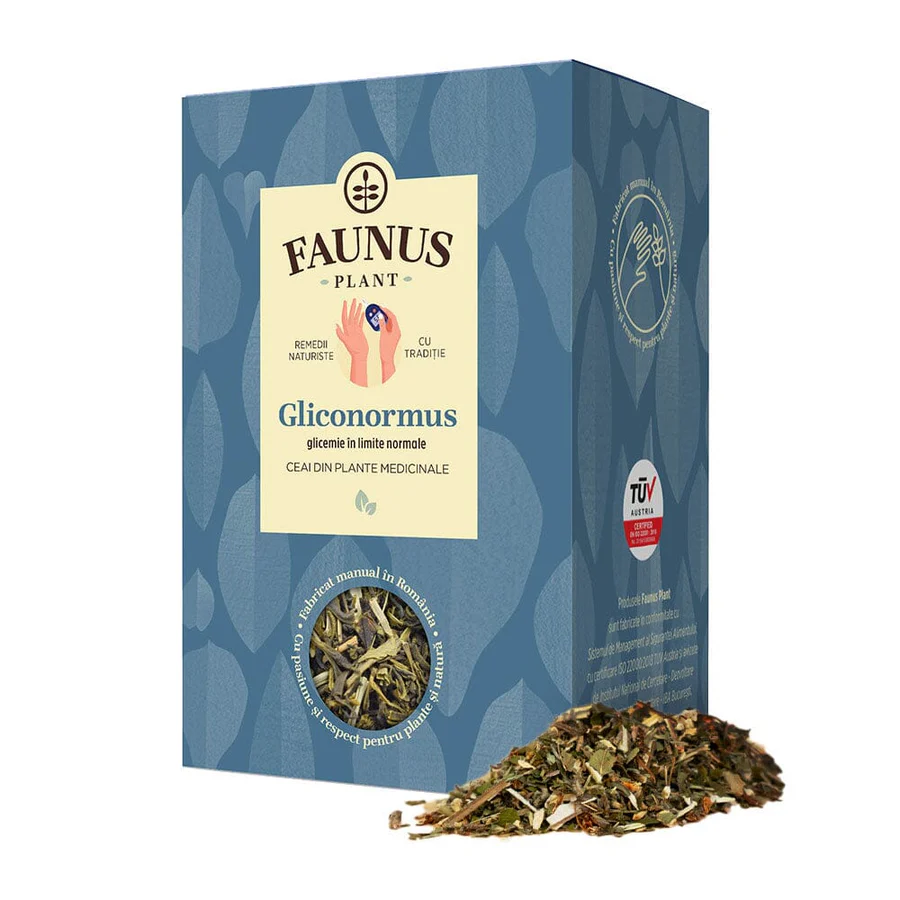 Ceaiuri pentru Diabet și Glicemie - CEAI GLICONORMUS 90GR (GLICEMIE IN LIMITE NORMALE)