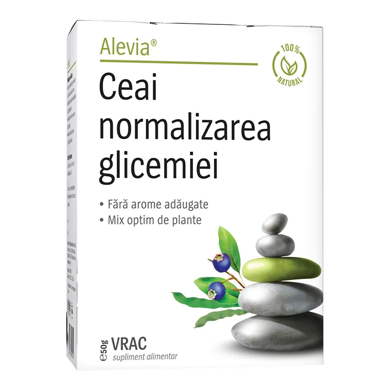 Ceaiuri și Remedii Naturale - CEAI NORMALIZAREA GLICEMIEI 50GR