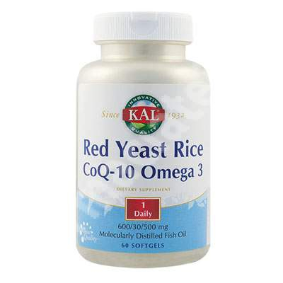 Inimă și Circulație - CHOLESTEROL CONTROL RED YEAST RICE COQ10 30CPS MOI