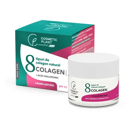 Piele, Păr și Unghii - COLAGEN PLUS CREMA ANTIRID SPF15 50ML