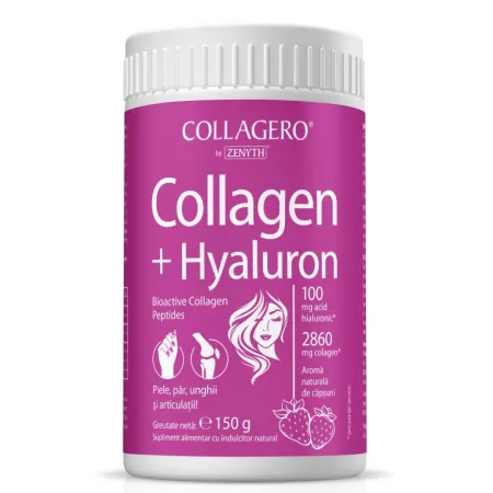 Colagen, MSM, glucozamină - COLLAGEN + HYALURON 150GR