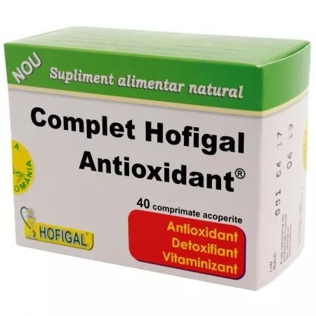 Antioxidanți - COMPLET ANTIOXIDANT 40CPR