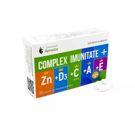 Imunitate - COMPLEX IMUNITATE PLUS 30CPR – REMEDIA