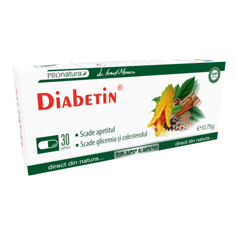Endocrin și Hormonal - DIABETIN 30CPS