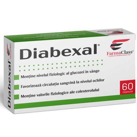 Endocrin și Hormonal - DIABEXAL 60CPS BLISTER