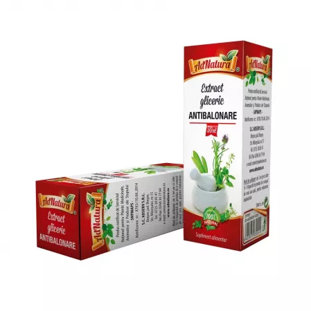 Digestie și Balonare - EXTRACT GLICERIC ANTIBALONARE 50ML