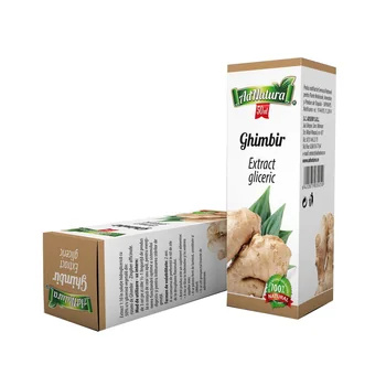Extracte naturale și Plante medicinale - EXTRACT GLICERIC GHIMBIR 50ML