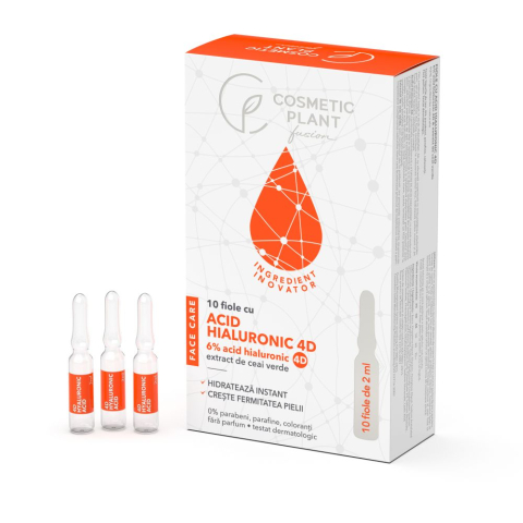 Skincare – Ten - FACE CARE FIOLE CU ACID HYALURONIC 4D 10BUC