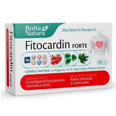Inimă și Circulație - FITOCARDIN FORTE 30CPS