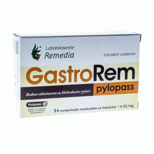 Digestie și Balonare - GASTROREM PYLOPASS 24CPR