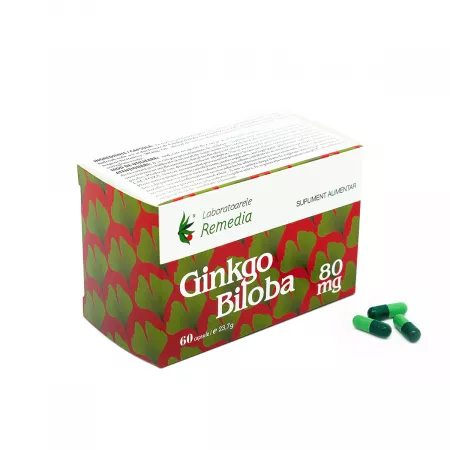 Afecțiuni și Nevoi - GINKGO BILOBA  80MG 60CPS