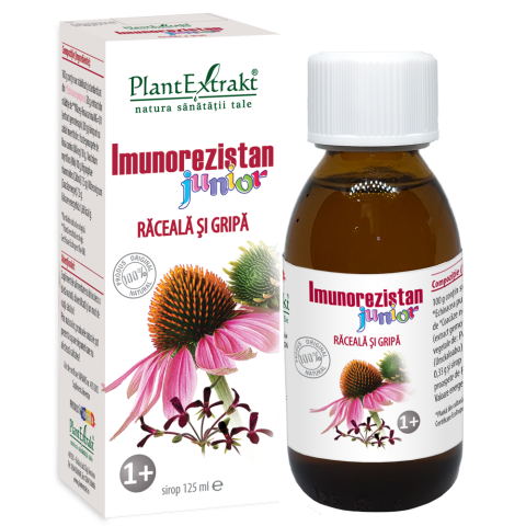 Imunitate - IMUNOREZISTAN RACEALA SI GRIPA JUNIOR 125ML