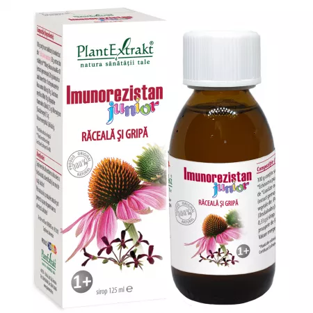 Afecțiuni și Nevoi - IMUNOREZISTAN RACEALA SI GRIPA JUNIOR 125ML