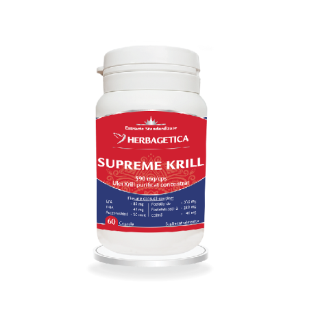 Inimă și Circulație - KRILL OIL SUPREME OMEGA 3 FORTE 60CPS