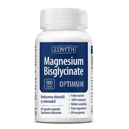 Vitamine și Minerale - MAGNESIUM BISGLYCINATE OPTIMUM 60CPS