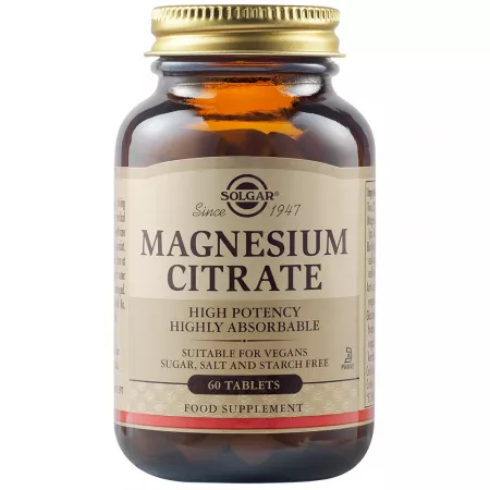 Suplimente Alimentare - MAGNESIUM CITRATE 200MG 60CPR