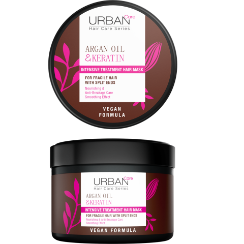 Îngrijire și Frumusețe - MASCA INTENSIVA ULEI ARGAN KERATINA 230ML