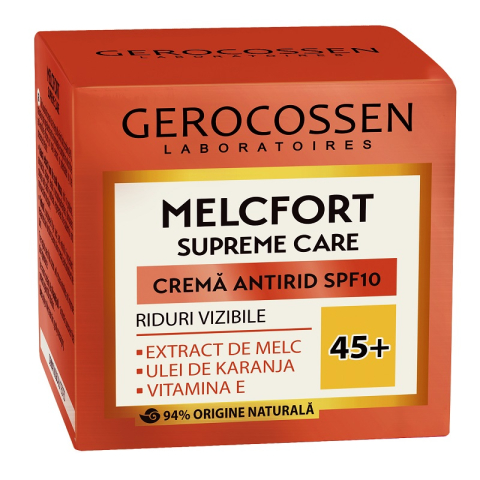 Îngrijire și Frumusețe - MELCFORT SUPREME CREMA ANTIRID 45+ SPF10 50ML