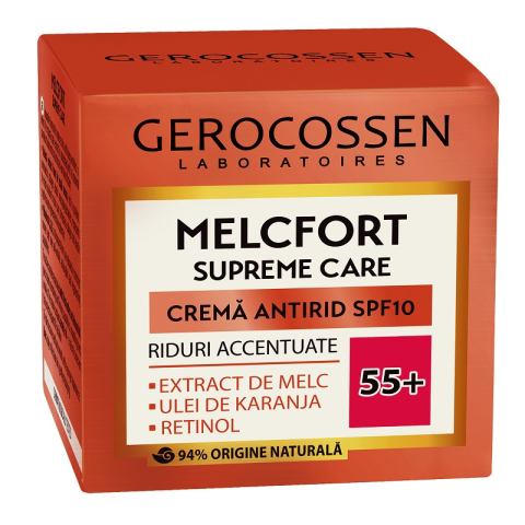 Îngrijire și Frumusețe - MELCFORT SUPREME CREMA ANTIRID 55+ SPF10 50ML
