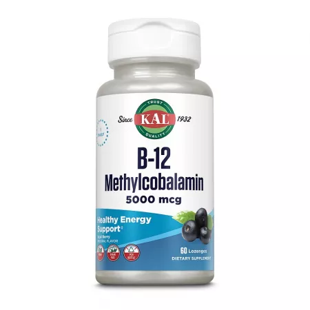 Vitamine și Minerale - METHYLCOBALAMIN(VIT. B12) 5000MCG 60CPR