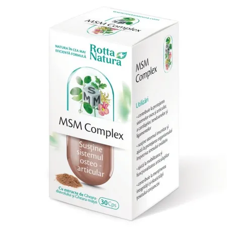 Articulații și Oase - MSM COMPLEX 700MG 30CPS