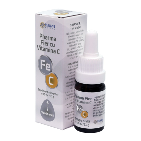 Fier - PHARMA FIER CU VITAMINA C 10ML