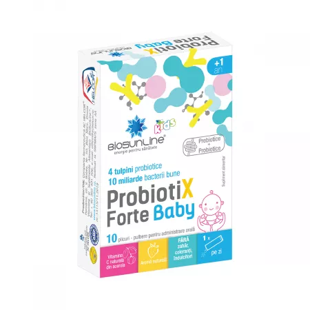 Digestie și colici - PROBIOTIX FORTE BABY 10PLICURI