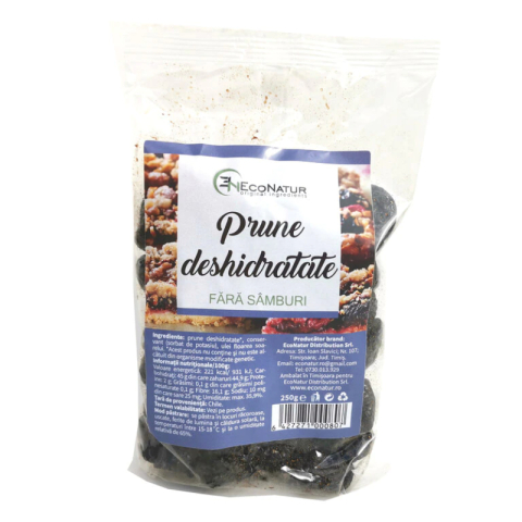 Constipație - PRUNE USCATE FARA SAMBURI 250GR