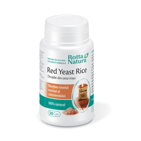 Inimă și Circulație - RED YEAST RICE(DROJDIE DE OREZ ROSU) 635MG 30CPS