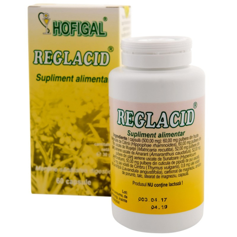 Probiotice și Digestie - REGLACID 60CPS