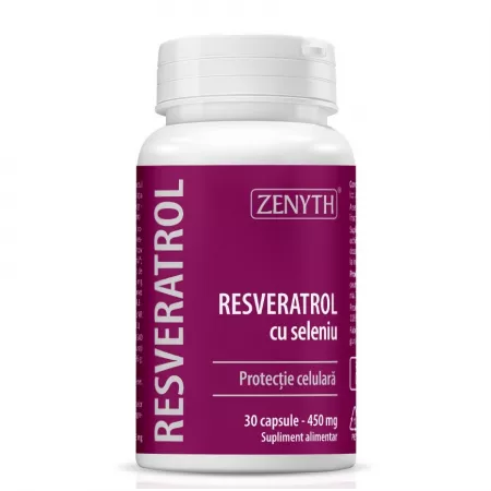 Inimă și Circulație - RESVERATROL CU SELENIU 450MG 30CPS