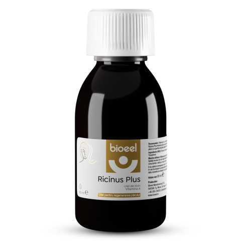 Uleiuri naturale - RICINUS PLUS 80GR (ULEI RICIN CU VIT.A)