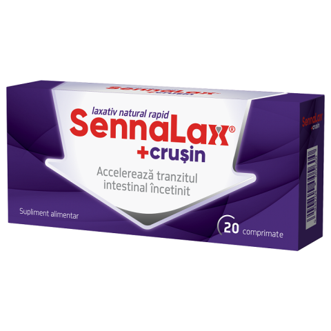 Constipație - SENNALAX PLUS CRUSIN 20CPR