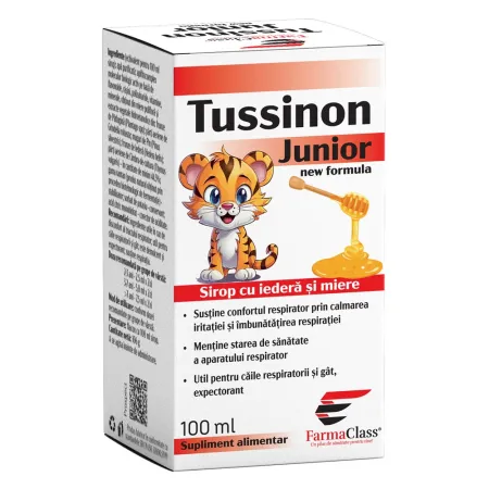 Copii si Dezvoltare - SIROP TUSSINON JUNIOR NEW FORMULA 100ML