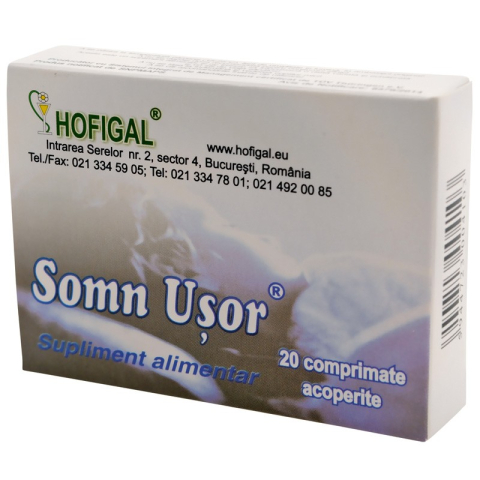 Somn și Stres - SOMN USOR 20CPR