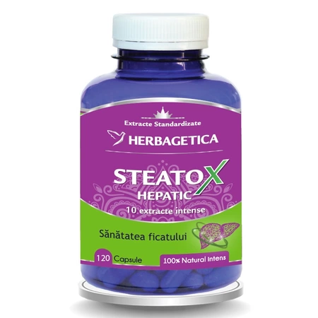 Digestie și Balonare - STEATOX HEPATIC 120CPS