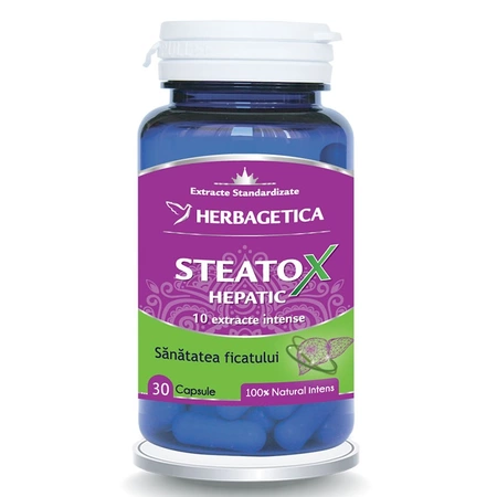 Digestie și Balonare - STEATOX HEPATIC 30CPS