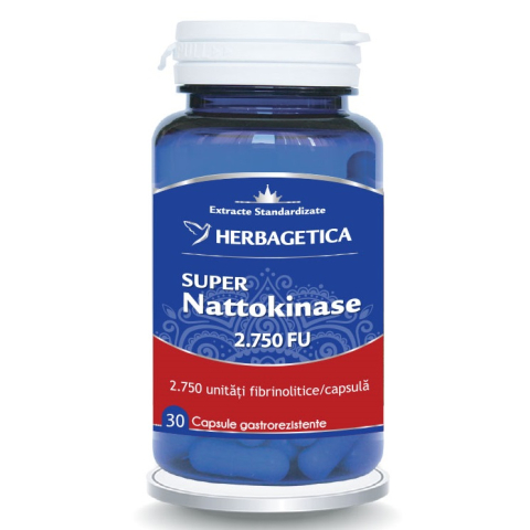 Inimă și Circulație - SUPER NATTOKINASE 2.750FU 30CPS