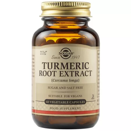 Extracte naturale și Plante medicinale - TURMERIC EXTRACT RADACINA 60CPS
